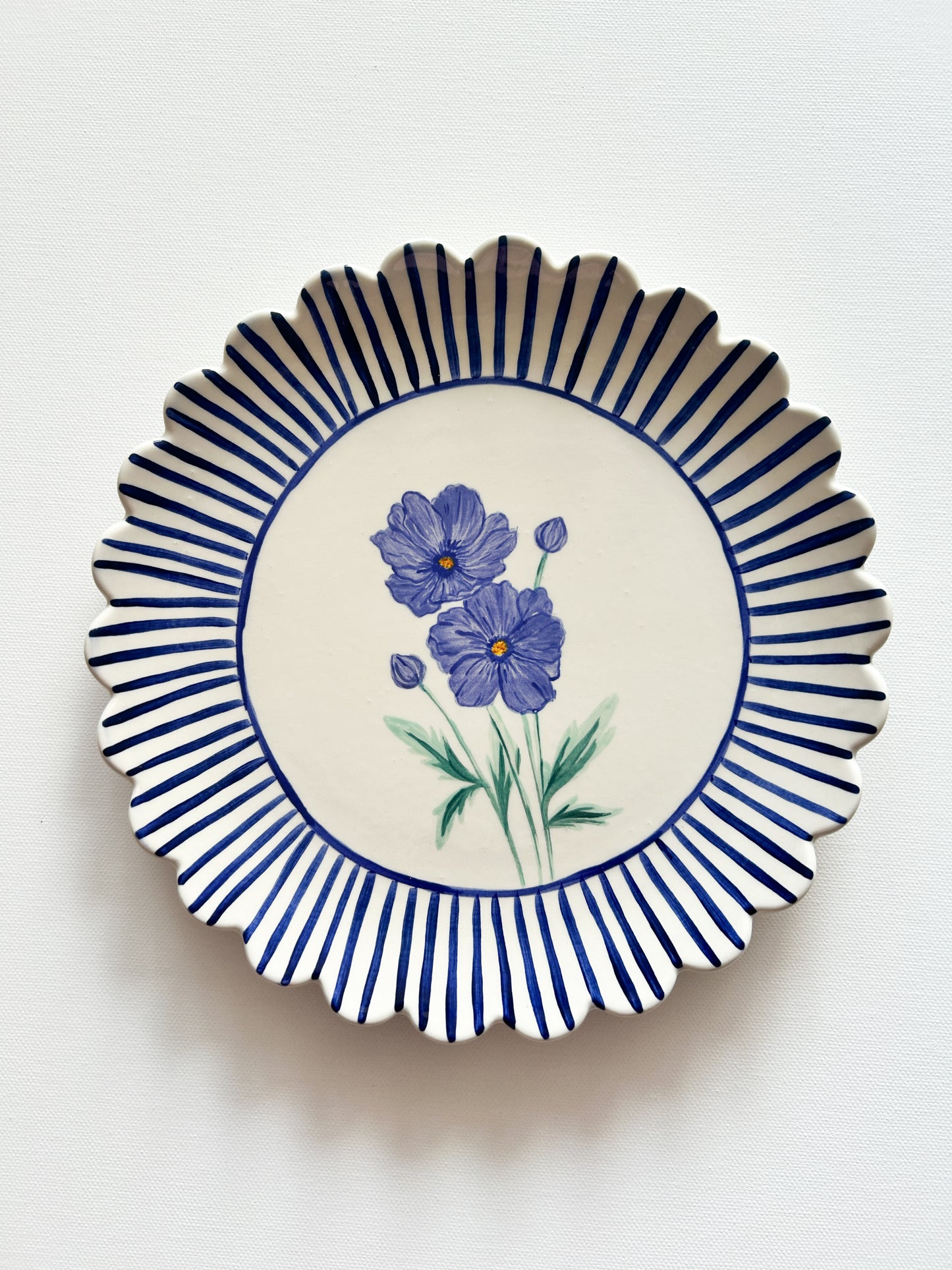 Plato Flor Lila