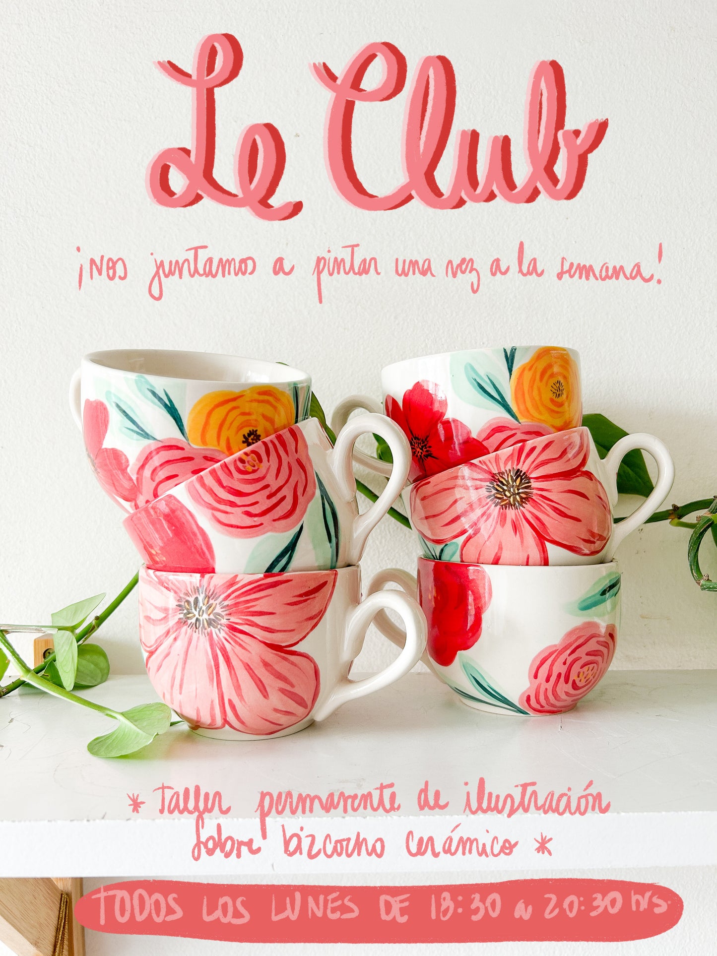 *EL CLUB / Taller permanente ilustración en cerámica* Clases sueltas
