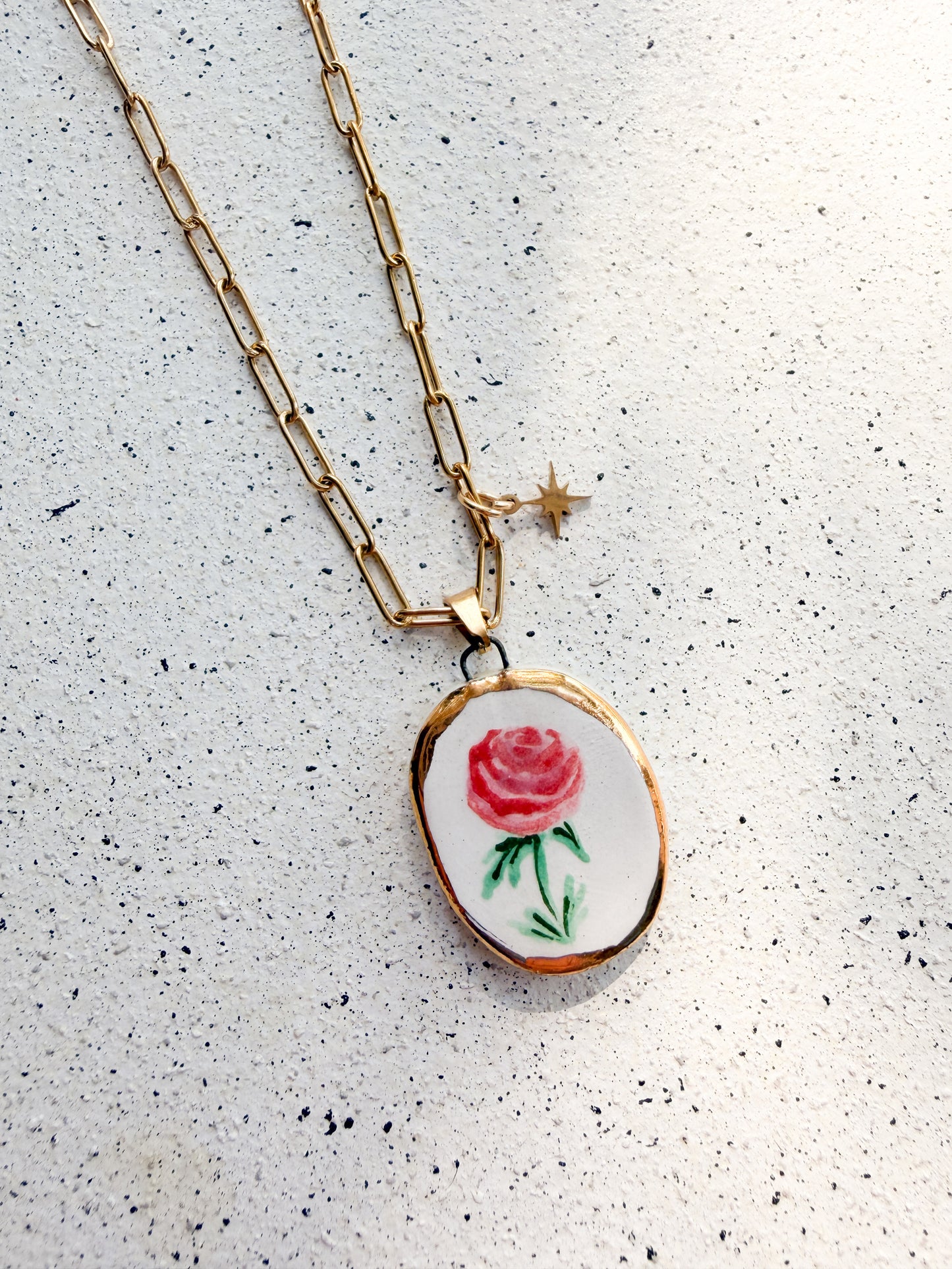 Collar chunk Rosa 1
