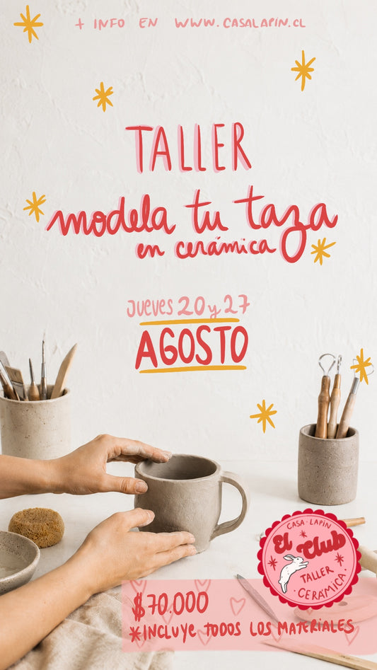 Taller "Modela tu taza" en Cerámica