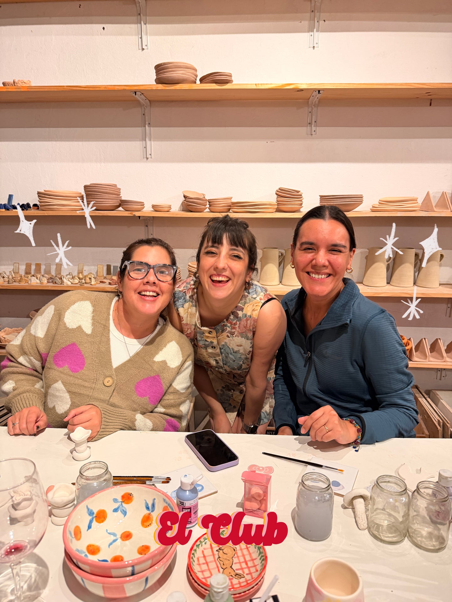 *EL CLUB *CLASE SUELTA / Taller ilustración cerámica * JUNIO