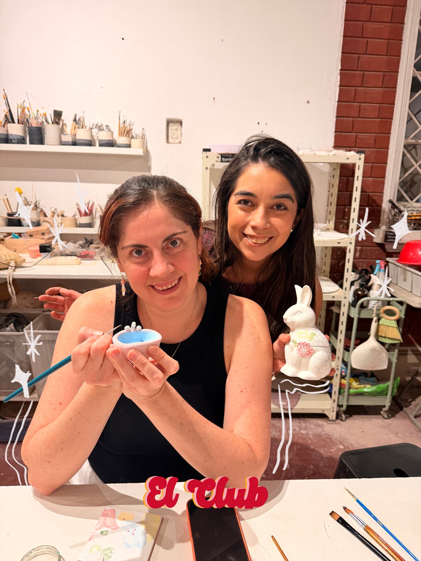 *EL CLUB *CLASE SUELTA / Taller ilustración cerámica * JUNIO