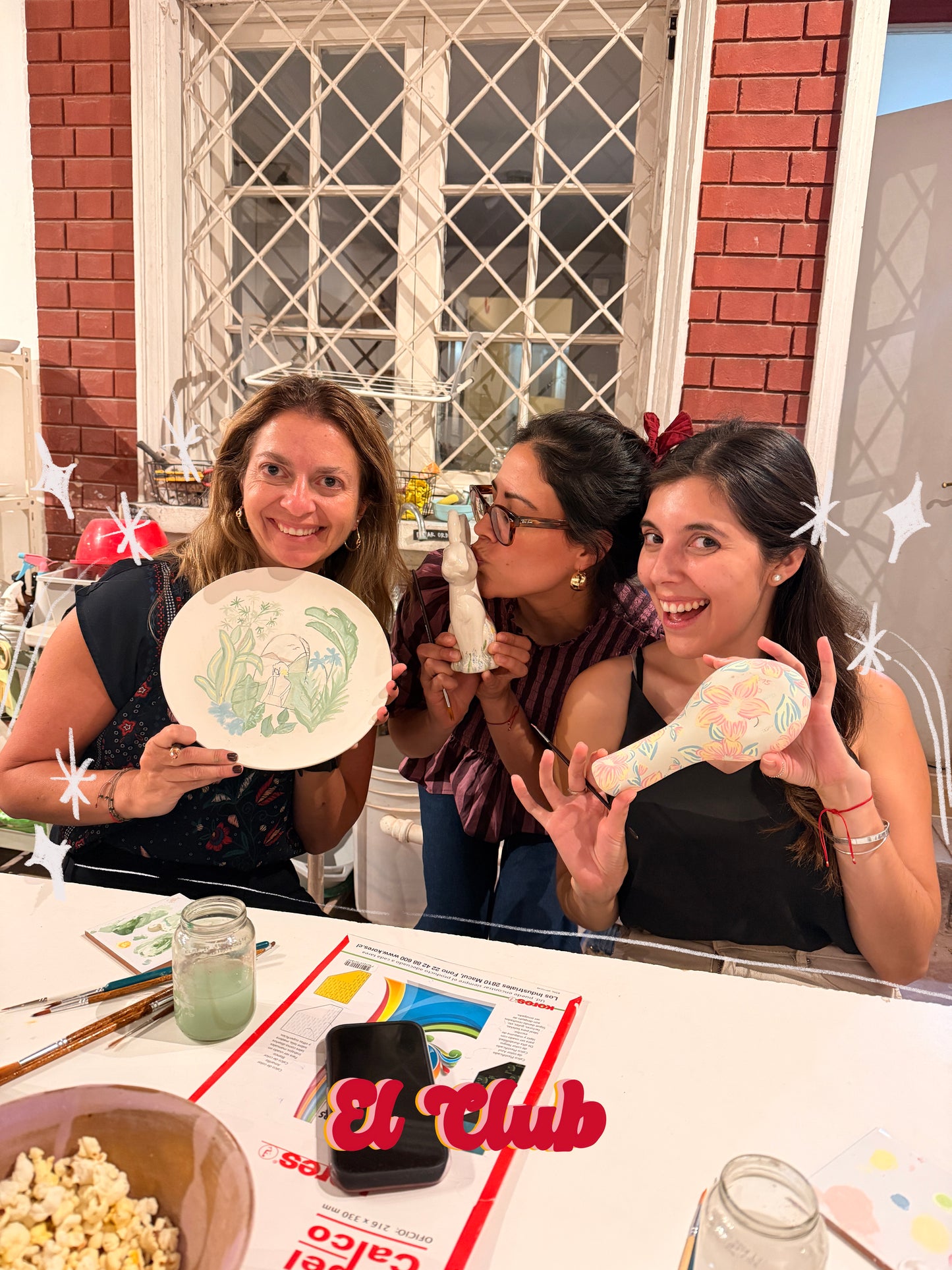 *EL CLUB *CLASE SUELTA / Taller ilustración cerámica * JUNIO