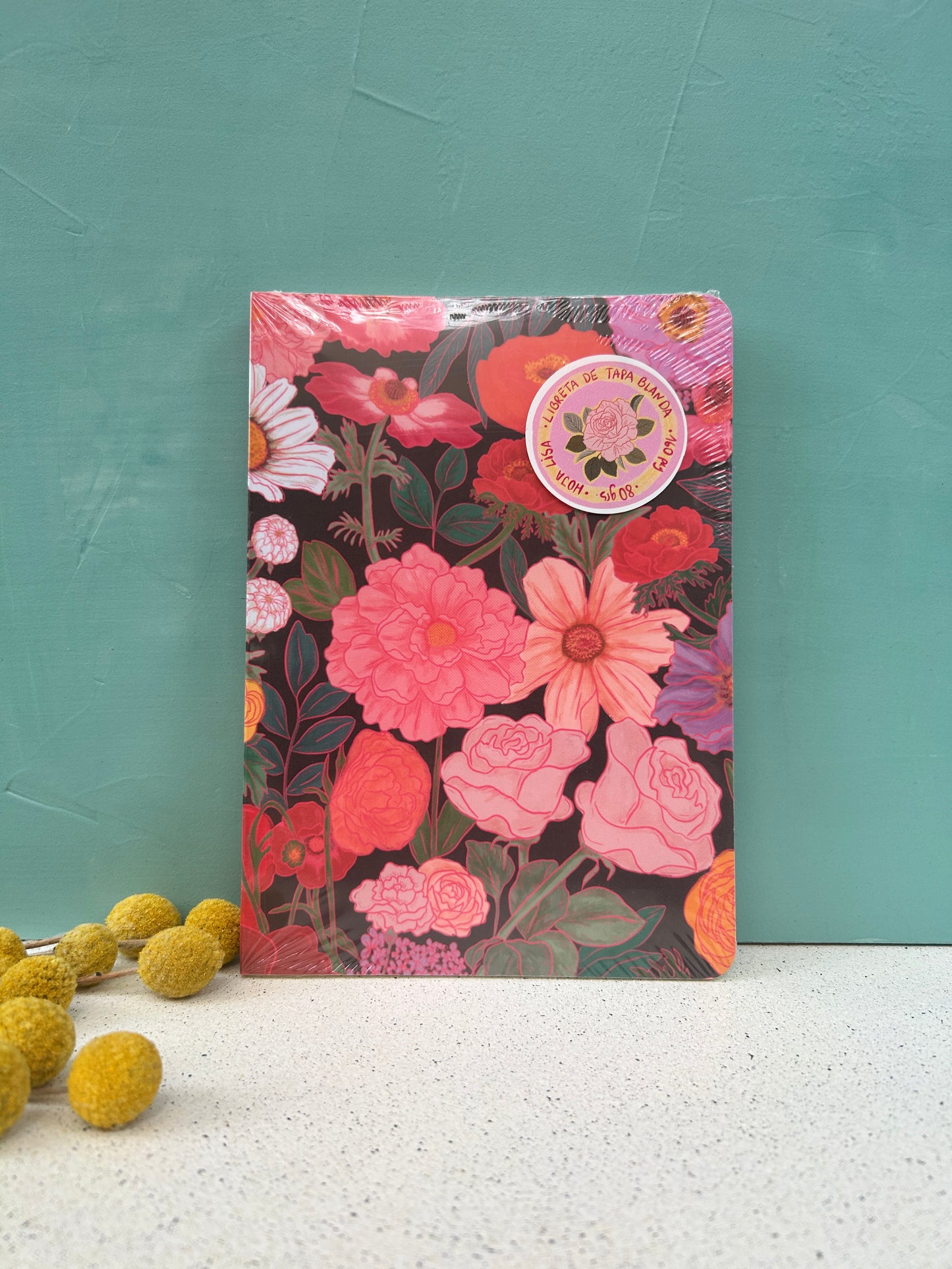 Libretas Florapia negra