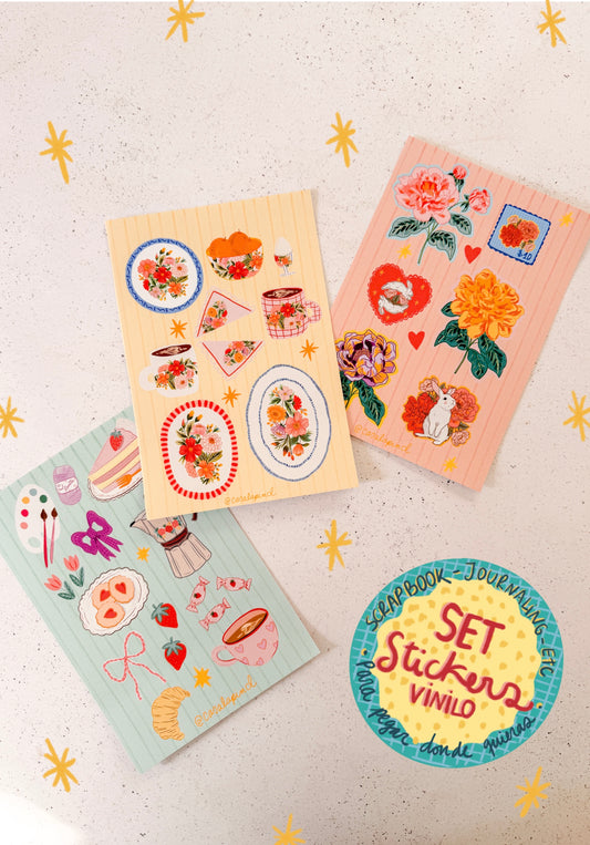 Set Stickers Vinilo