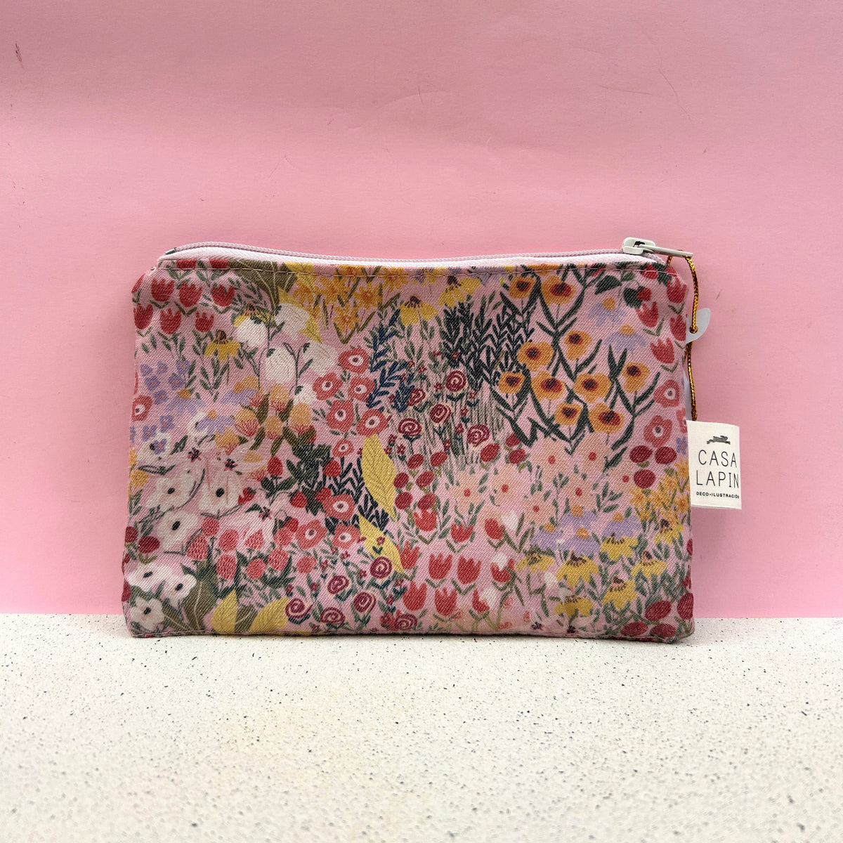 Estuche chico rosa