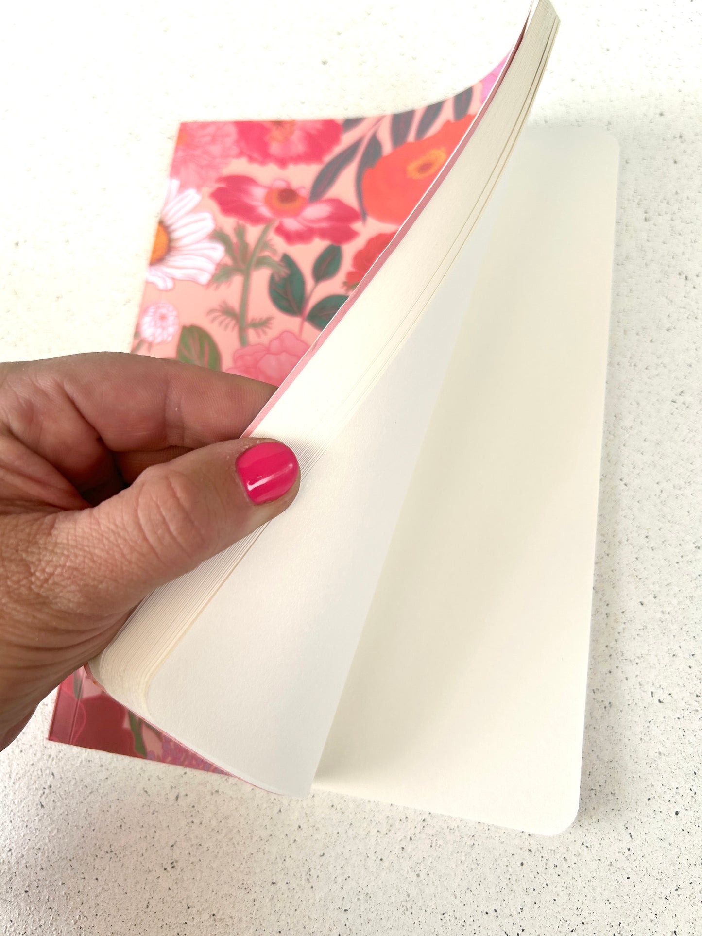 Libreta Florapia rosa