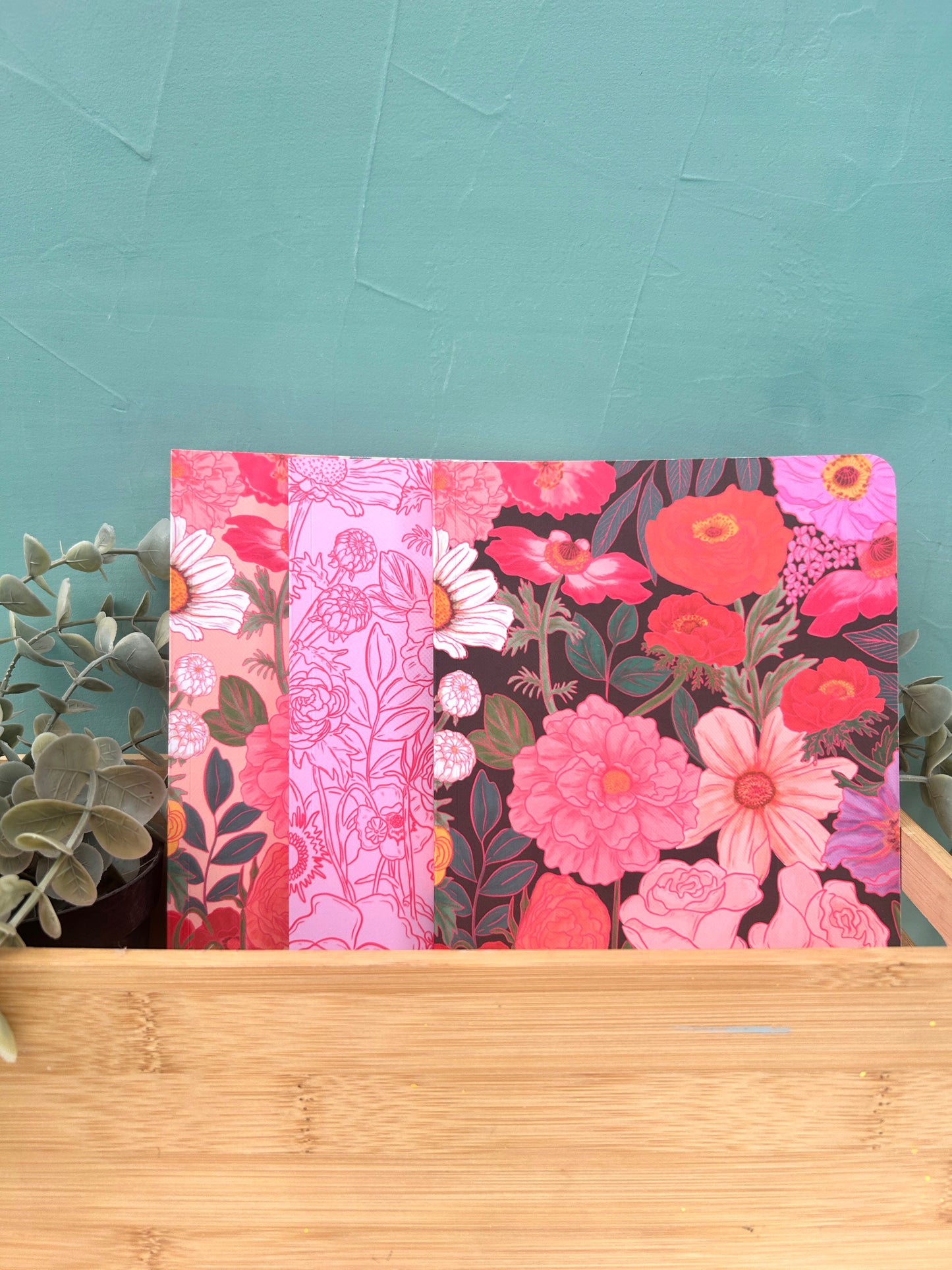 Libreta Florapia rosa